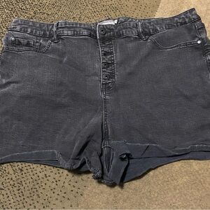 Torrid Dark Gray Jean Shorts